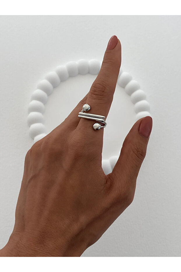 Special Series Cross Ball Design Adjustable Ring