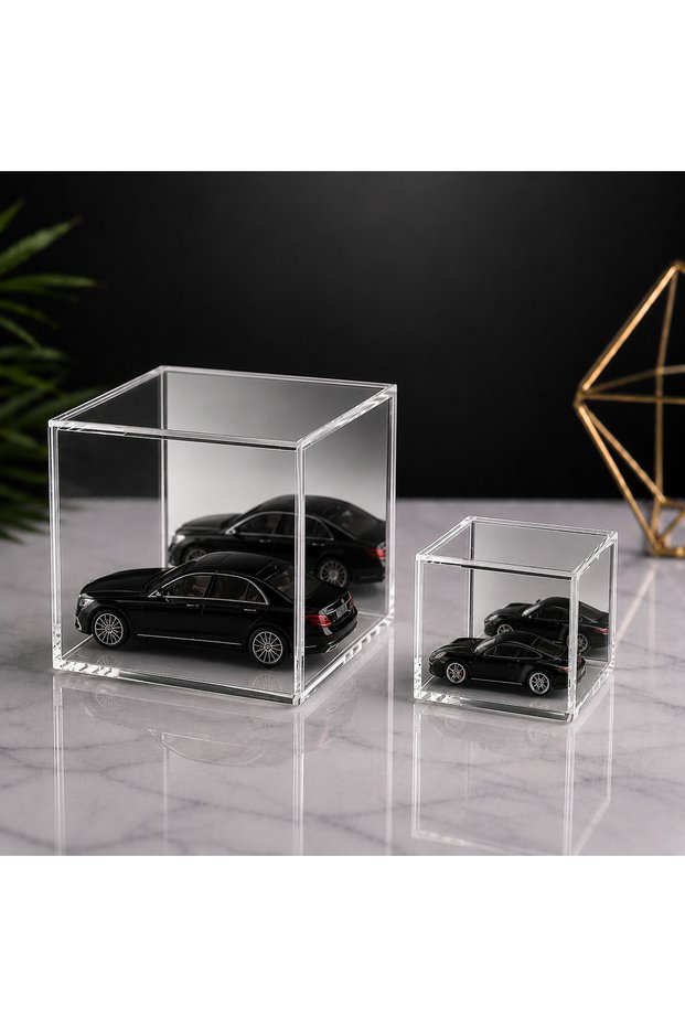 5mm Transparent Plexiglass Acrylic Box (with Mirror) 15X15 cm