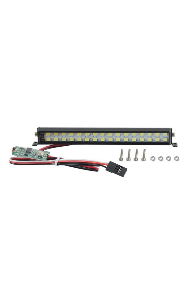 32 LED 102mm RC Car Super Bright LED Light Bar Roof Lamp CH3 Control for 1/10 RC Crawler Car Axial S