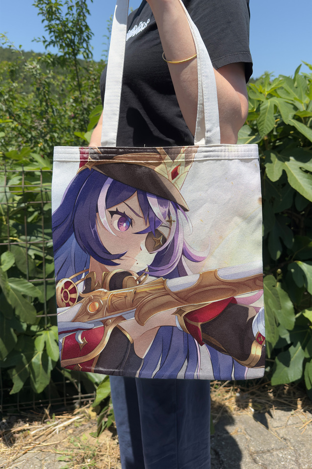 Chevreuse Genshin Impact V3 Double-Sided Canvas Print Tote Bag Anime Bag