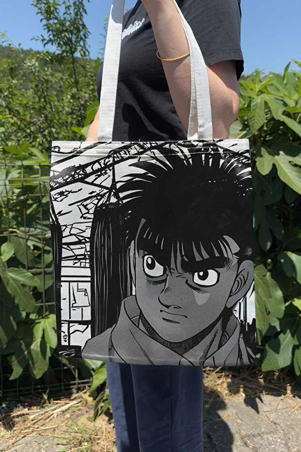 Hajime No Ippo V4 Summer Winter Double-Sided Canvas Print Tote Bag Anime Bag