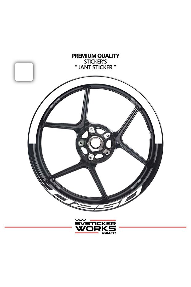 Bajaj Dominar 250 Wheel Rim Strip – Half Rim Cover & D250 Lettering Sticker Set