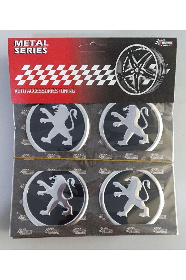 Peugeout Aluminum Bonding Wheel Hub 4Pcs 60mm