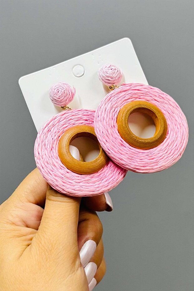 Round Zr Model Earrings
