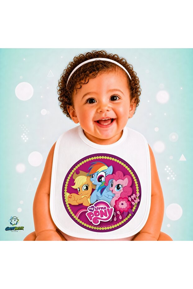 Pony Linen Baby Bib – Soft, Absorbent, Washable, Special Design P160