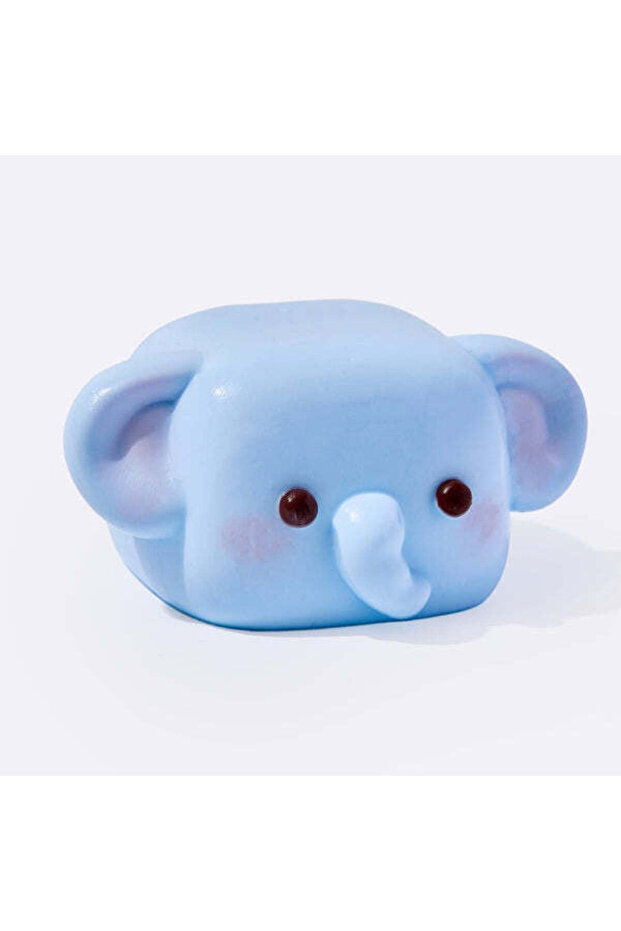 Squishy Blue Elephant Cube