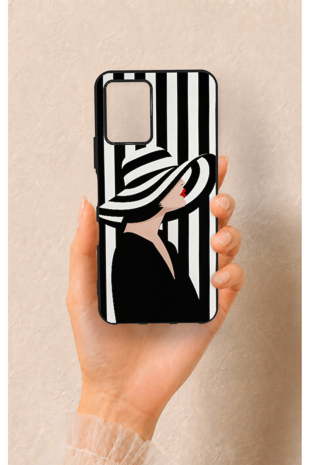 Vivo Y21S Compatible Madam Marica Patterned Silicone Case