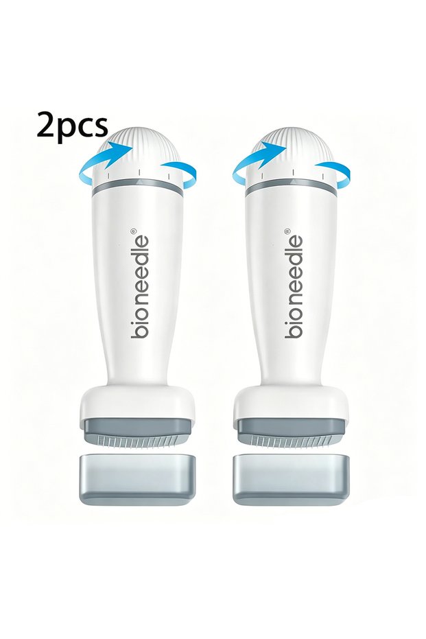 2pcs 1/2/4/6pcs Bio Derma Stamp 0.2mm 120pin Adjust Needle Derma Microneedle Pen for Beard Hair Micr