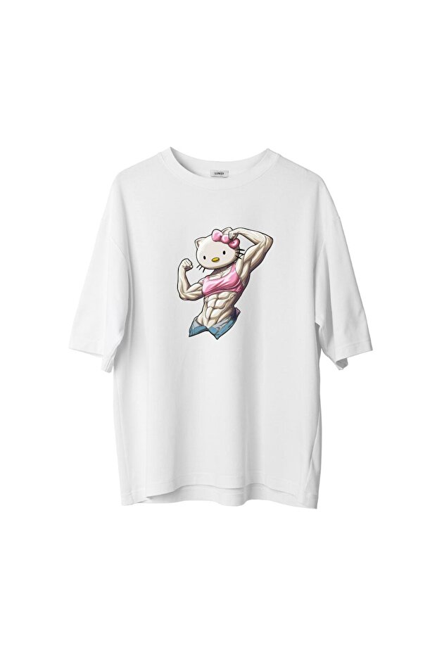 KITTY GYM - OVERSIZE TSHIRT