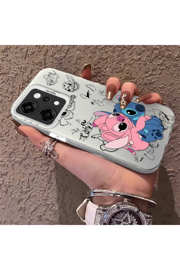 Oppo Reno14 Pro Compatible High-Quality Cartoon Print Case, Stylish Versatile Full Protective Cover