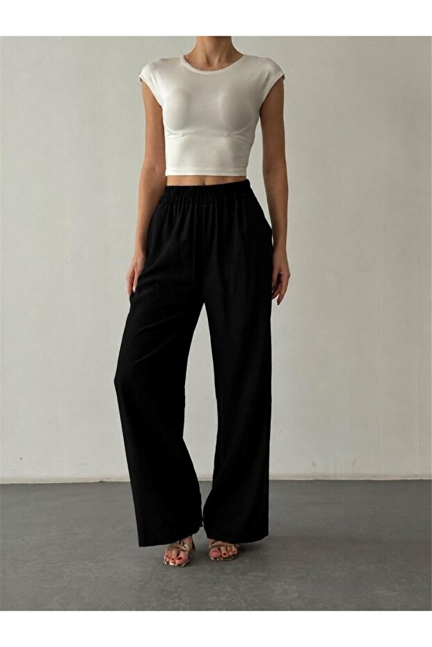 Pants with Elastic Waist Comfortable Fit