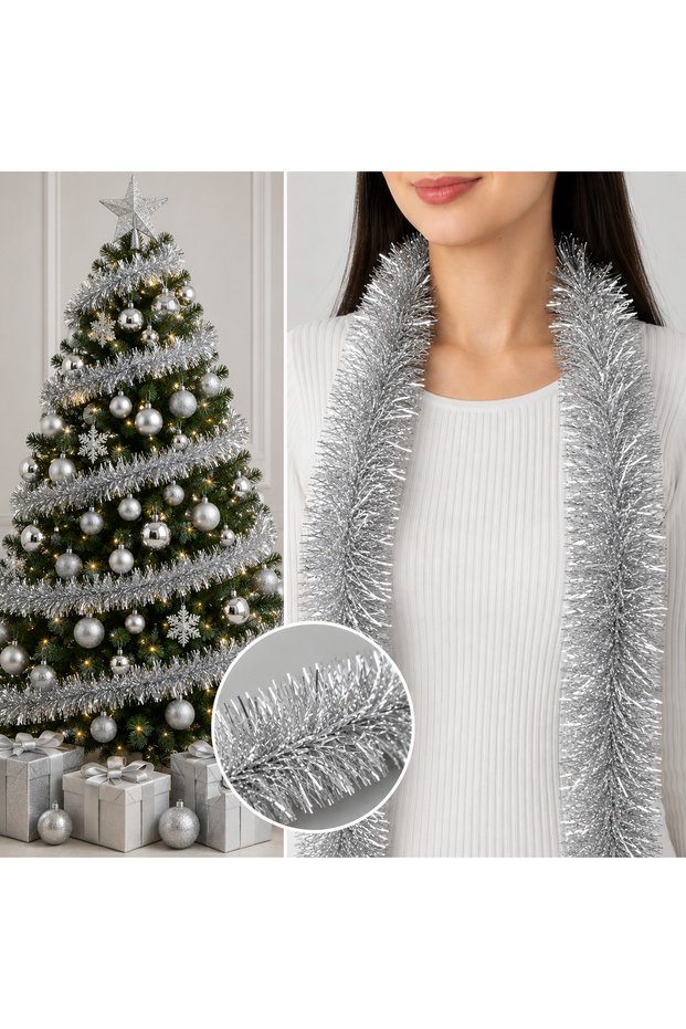 Can Süs New Year's Neck Glitter