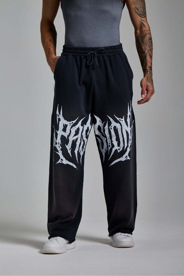 Washed Script Jogger