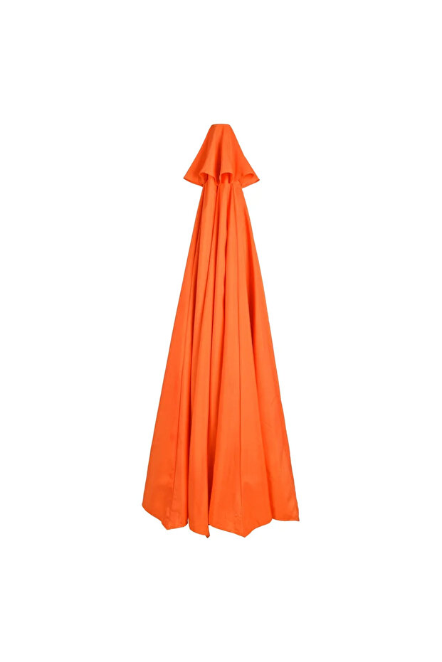 Replacement cover for 3-meter garden parasol, 8 ribs - orange, no frame.