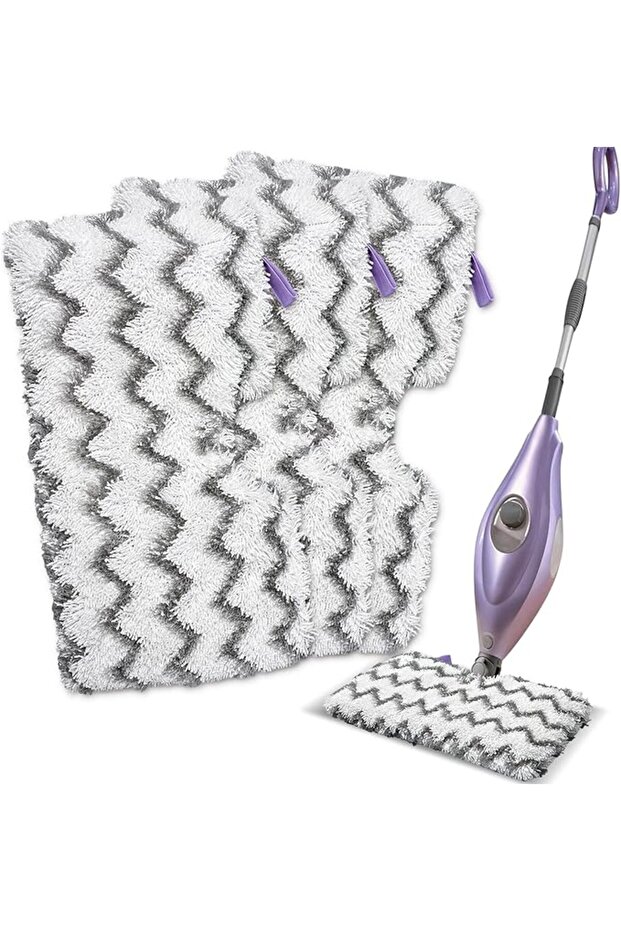 Suitable for Shark steam mop cloths, compatible with P36/P9/P35 P39 M3, wave cloth, accessories, high-temperature replacement pads, 3-piece set.