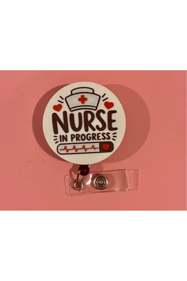 Nursing Themed Badge Top Magnet Name Badge Ornament Id Card Accessory (Metal Counterpart Not Included)