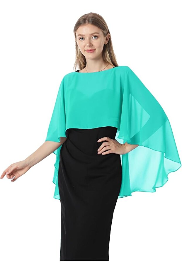 womens Chiffon Cape001 Pashmina Shawl