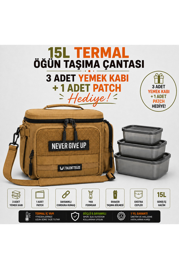 TERMAL 15L DESERT FOX ÖĞÜN TAŞIMA ÇANTASI