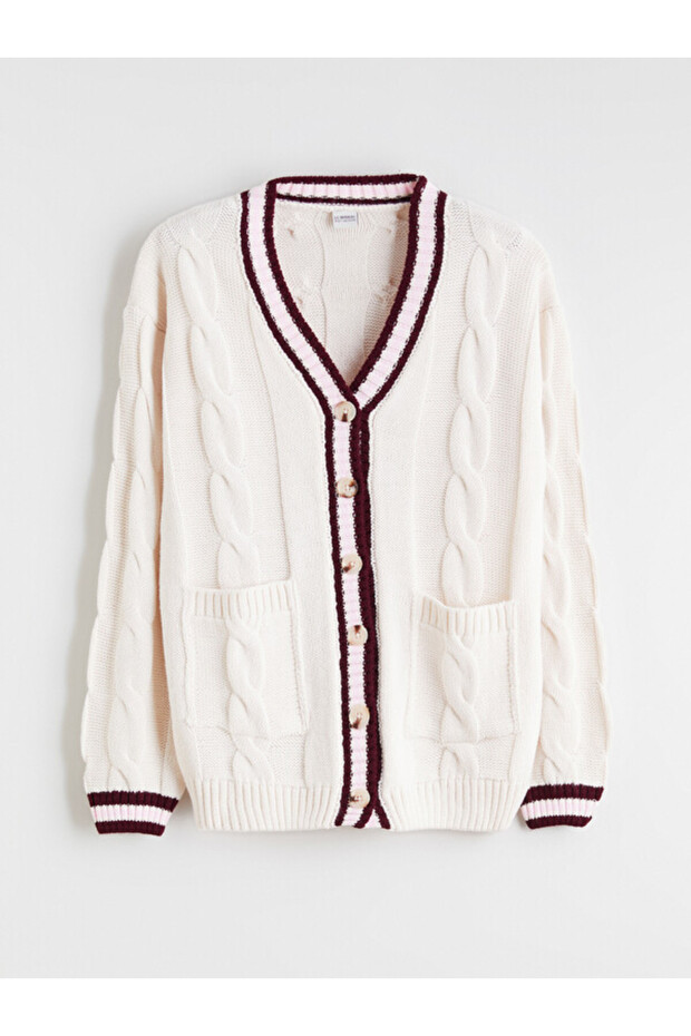 Esvab • Modern & Distinctive V Dikim Girls' Knitwear Cardigan