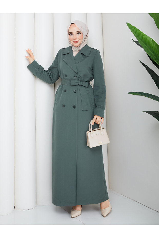 Full-Length Waterproof Trench Coat