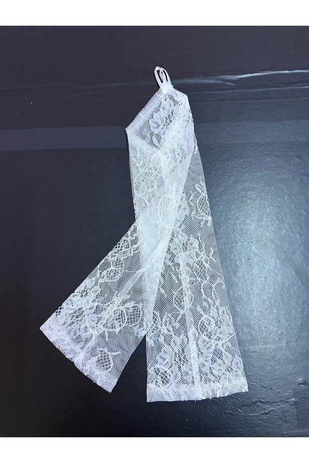 Lez Lace Bridal Gloves (Off-White)