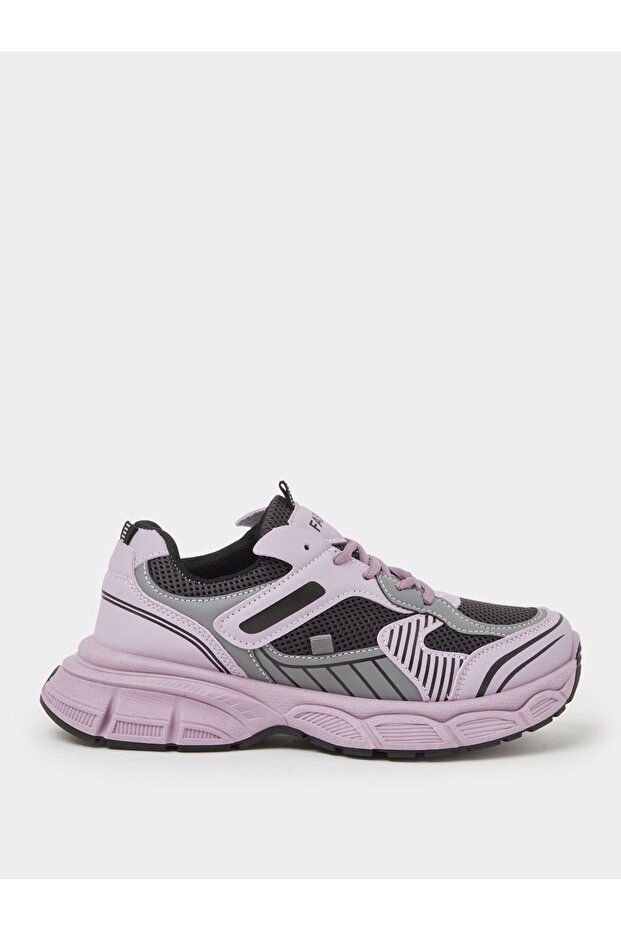 Purple Chunky Sole Sports Sneakers