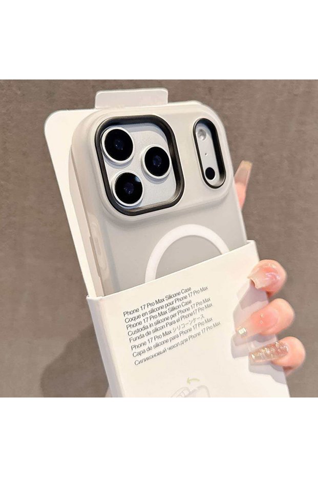 iPhone17 Pro Max black Luxury Candy Color 2 IN 1 Magnetic Case For iPhone 17 16 15 14 13 12 Pro Max