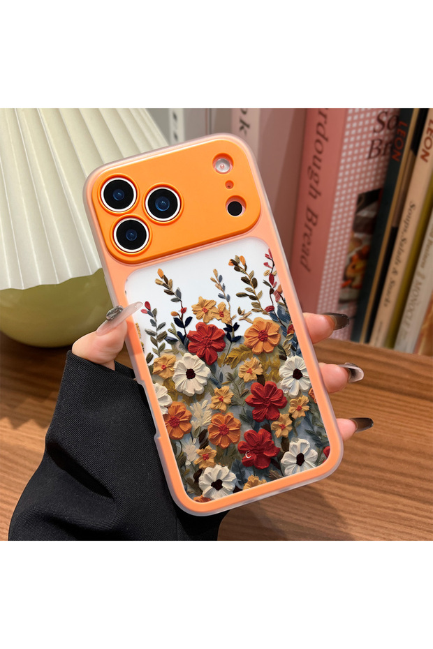 iPhone17 Pro Max 02NN71 2 in 1 Jelly Pink Flower Case For iPhone 17 Pro Max Air 16 15 14 Pro Max 13