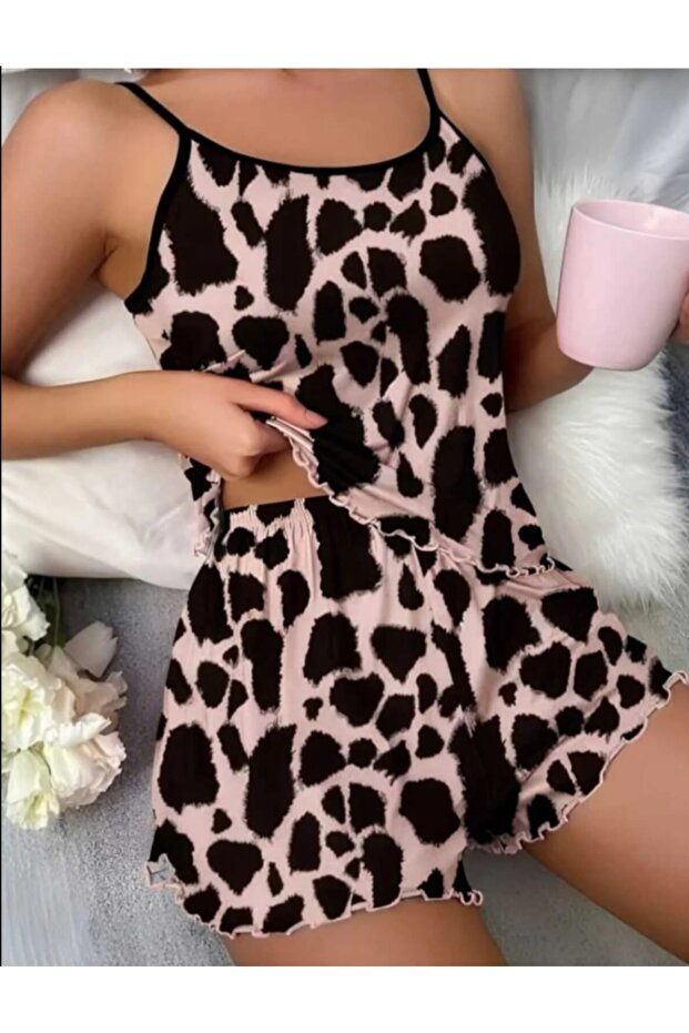 Şortlu pijama takımı