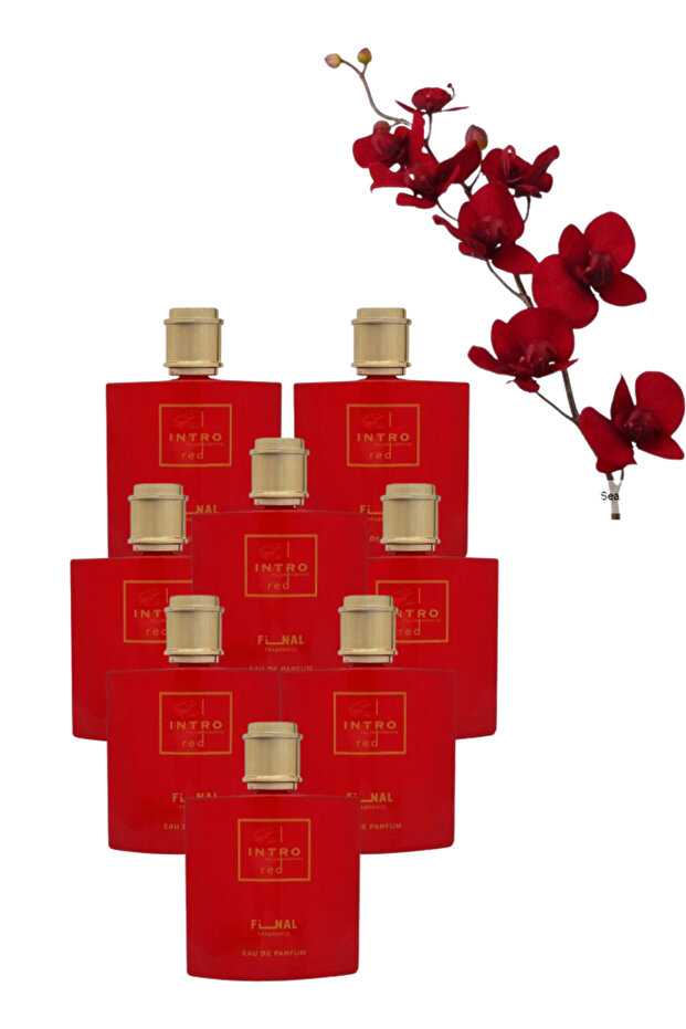 8 قطع من العطر الأحمر الأساسي 100 مل