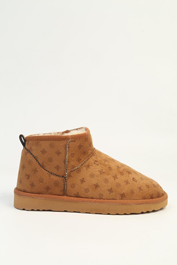 Women's Tan Boots Pc-55391