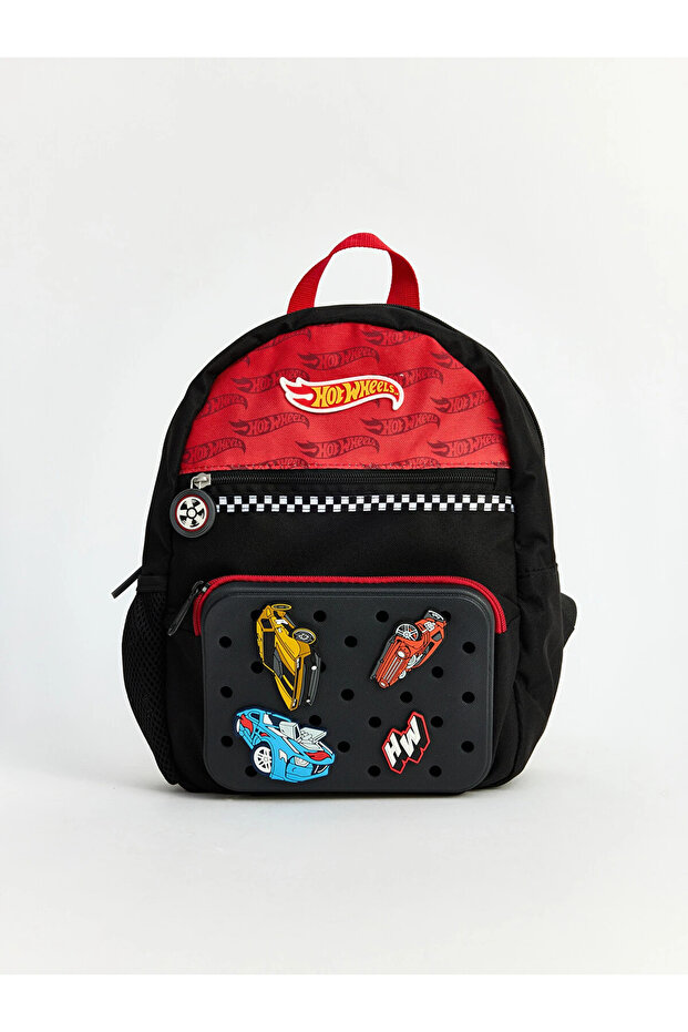 Black Printed Boy's Backpack