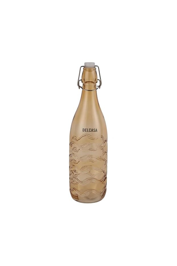 Delcasa DC3307 Water Bottle, 1000 ml Capacity, Brown