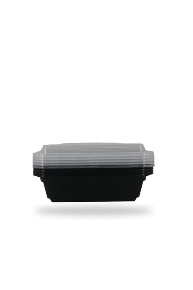 16oz (450ml) Black Base RE Microwavable Food Container with Lid – 2 x 10 pcs combo pack – BPA-Free, Leakproof, Stackable – Freezer & Dishwasher Safe