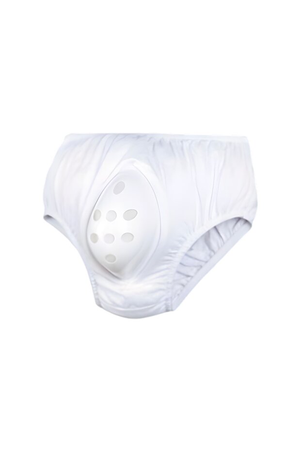 White Cotton Combed Cotton Circumcision Underpants