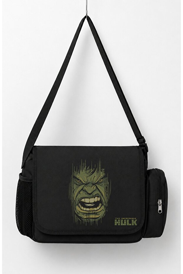 Unisex the Incredible Hulk Superhero Printed Messenger Bag