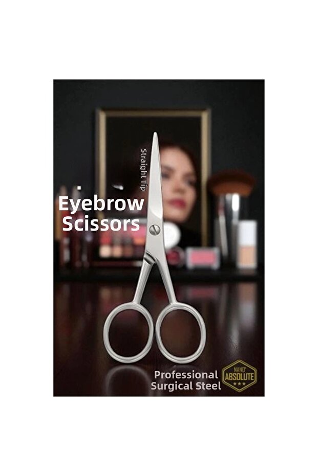 Eyebrow Eyelash Scissors - Mustache Scissors ()