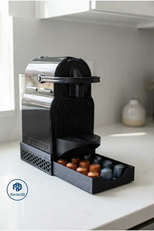حامل كبسولات نسبريسو قابل للسحب - متوافق مع Inissia D40 C40