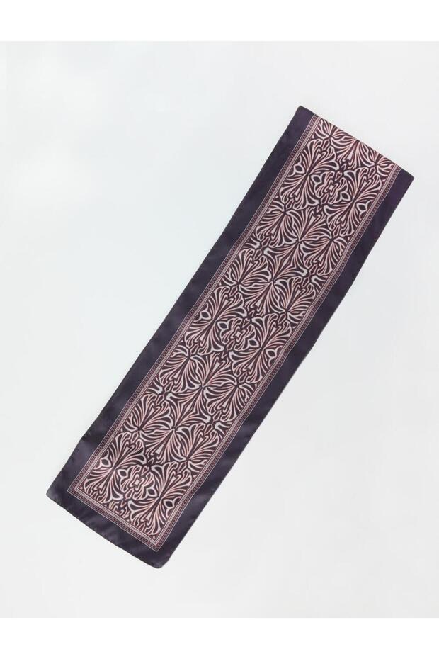 وشاح منسوج بنمط عرقي بني 18×135
