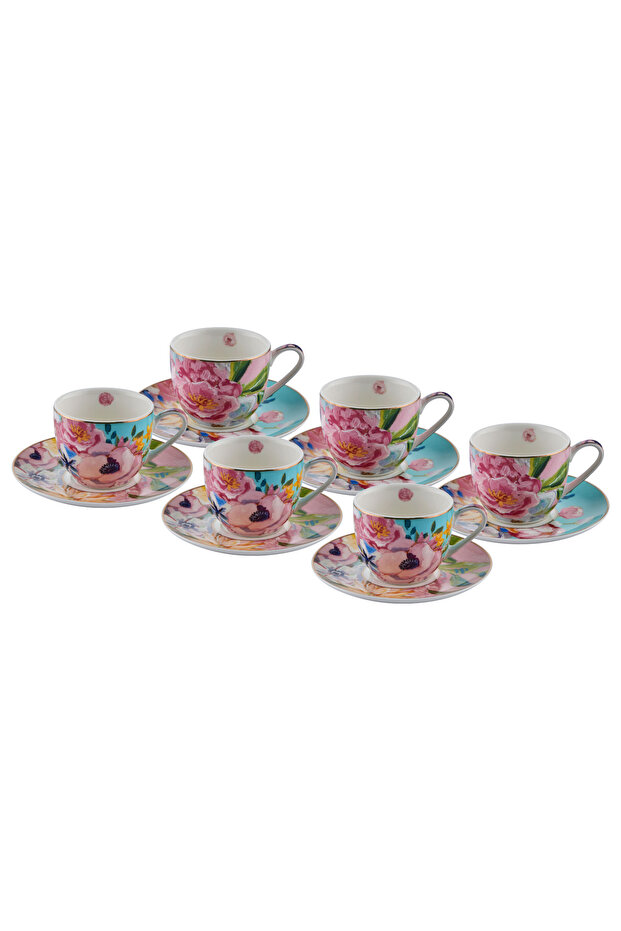Full Bloom 6-Piece Coffee Cup Set 100 Ml.
