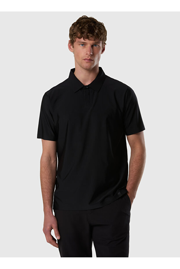 Black Men's Polo T-Shirt Ns0000692710