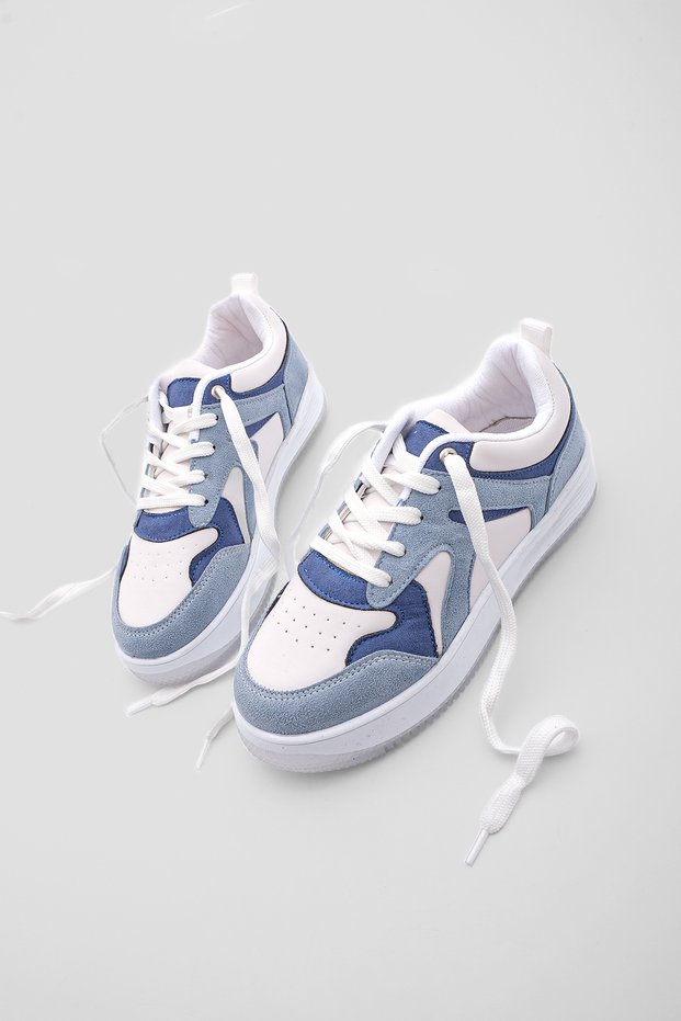 Women's Sneaker High Sole Sports Shoes Aryan Blue