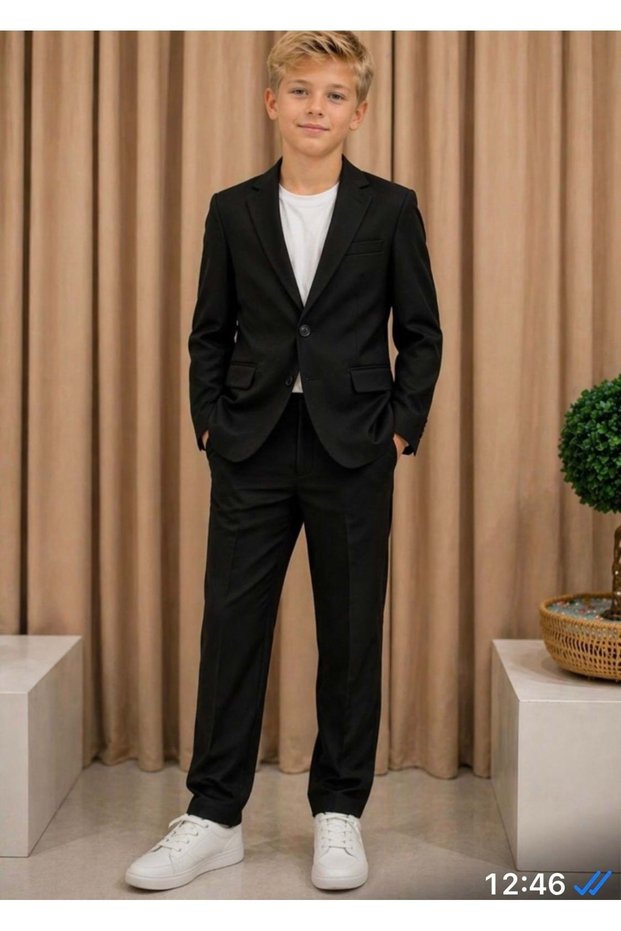 Boy's Suit Black