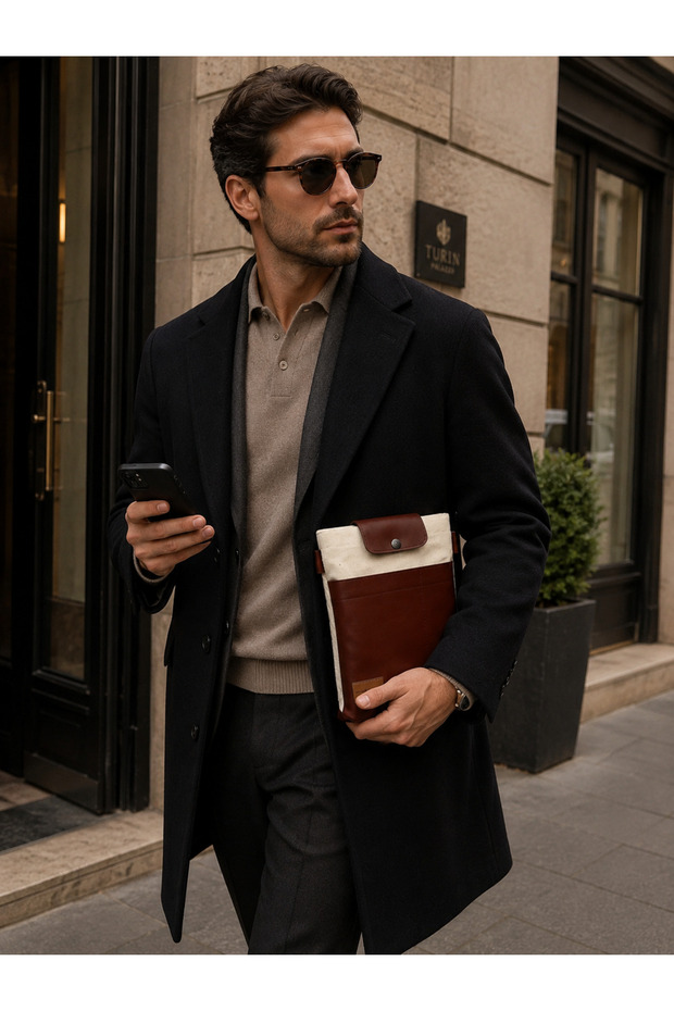 Burgundy Faux Leather Book Cover