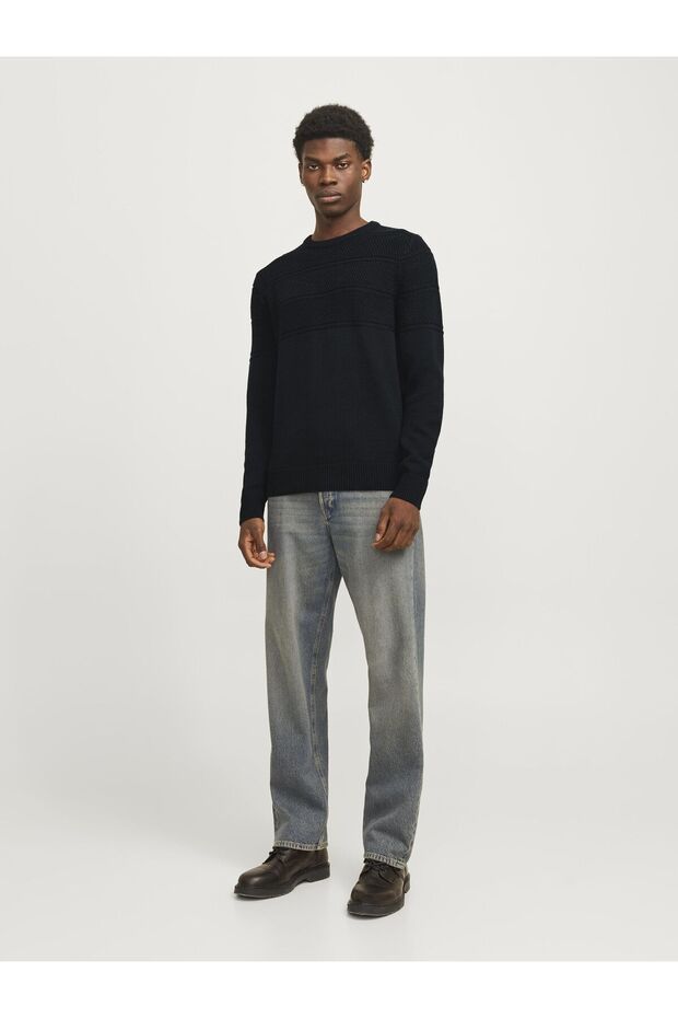 Strickpullover Einfarbig Strickpullover - 4