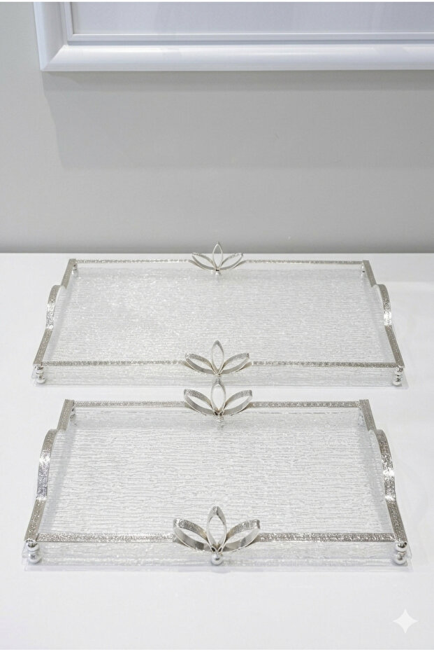 Elegant Serving Tray Set Versatile Tableware for Entertaining - 6