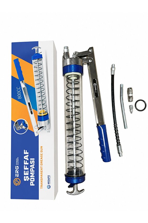 ERG TECHNİCAL Seffaf Gres Pompası 800 Cc