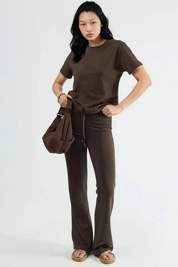 Busem Basic Crew Neck Cotton T-Shirt - 4