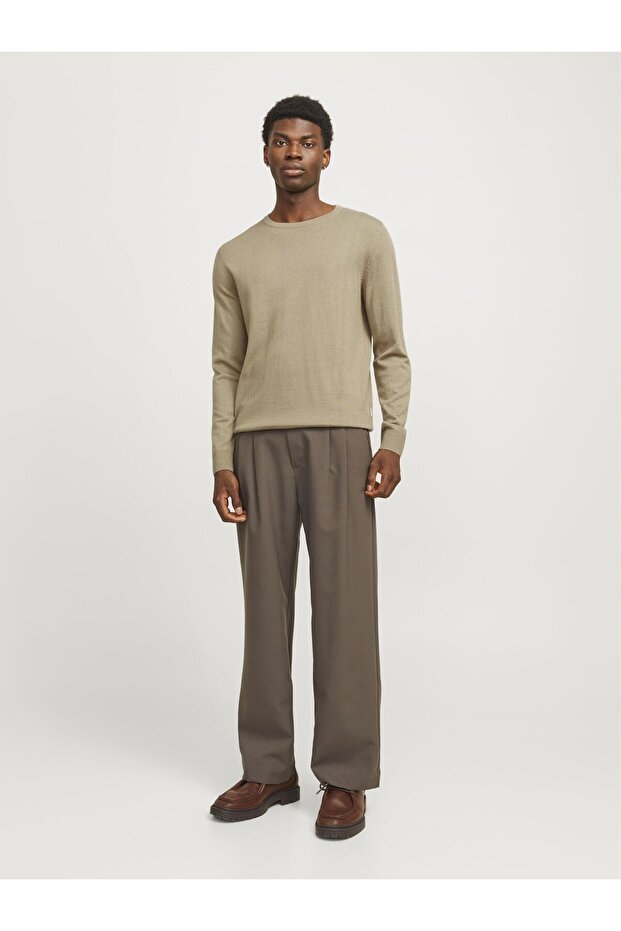 Strickpullover Einfarbig Strickpullover - 4