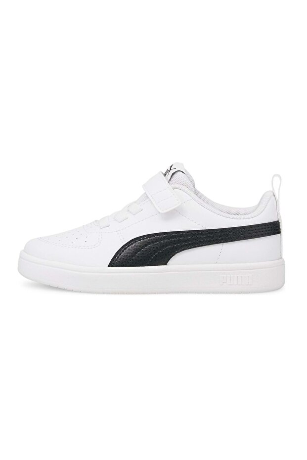 Rickie AC PS 385836-03 Ortopedik Çocuk Spor Ayakkabı BEYAZ-SİYAH - 2